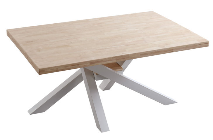 Compra pequeña mesa de comedor / mesa de cocina de roble / única / caminos de  mesa - 110 cm - patas de horquilla al por mayor
