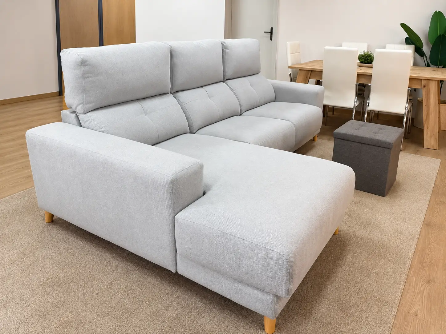 Sofá chaise longue en Belmo